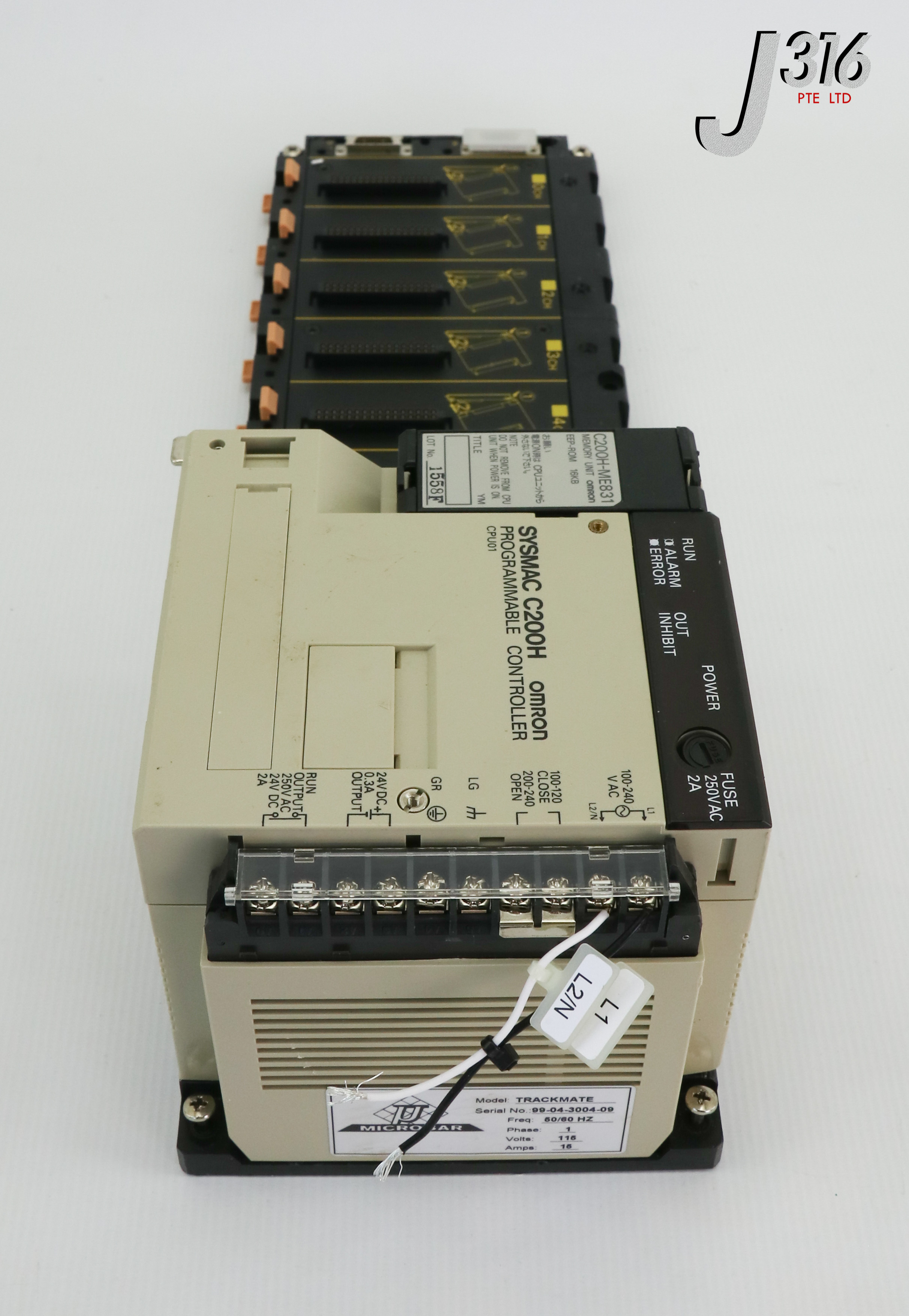 23240 OMRON SYSMAC C200H PROGRAMMABLE CONTROLLER W/ CPU BASE UNIT